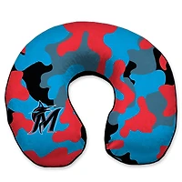 Oreiller de voyage en mousse viscoélastique Miami Marlins Camo