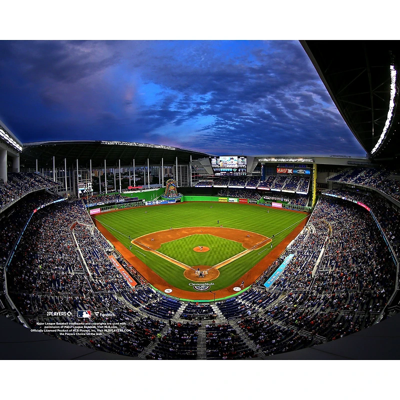 Miami Marlins Unsigned LoanDepot Park Stadium Photograph