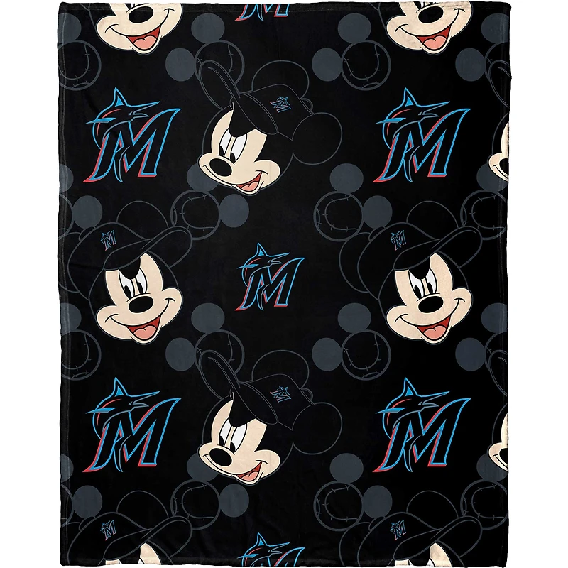 Northwest x Disney Miami Marlins Mickey Hugger Pillow & Silk Touch Throw Set