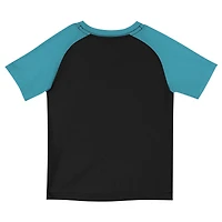 Preschool Nike Black/Teal Miami Marlins 2025 City Connect Shirt And Shorts Set