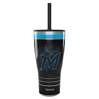Tervis Miami Marlins 30oz. Gobelet de jeu de nuit avec paille