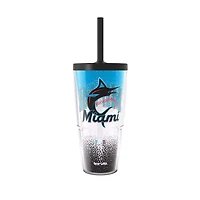 Tervis Miami Marlins Defend 24oz. Classic Tumbler With Straw Lid
