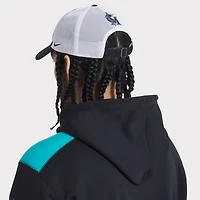 Casquette ajustable Nike City Connect Trucker 2025 noire/blanche des Miami Marlins