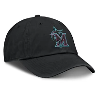 Casquette ajustable Nike noire unisexe Miami Marlins 2025 City Connect Club