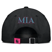 Casquette ajustable Nike noire unisexe Miami Marlins 2025 City Connect Club