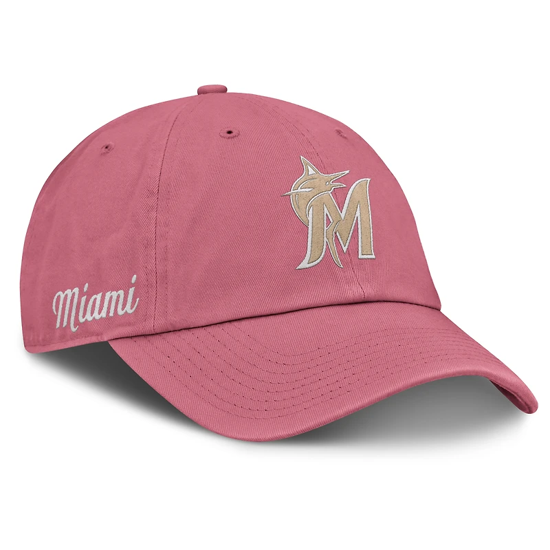 Casquette ajustable unisexe Nike rose Miami Marlins Mother's Day Club