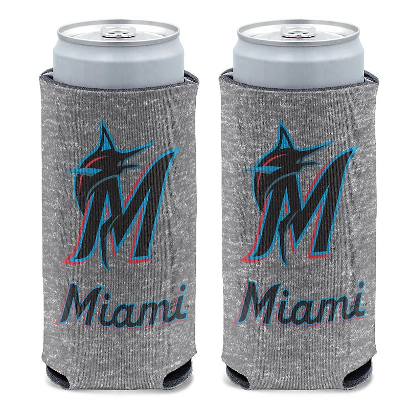 WinCraft Miami Marlins 12oz. Team Slim Can Cooler