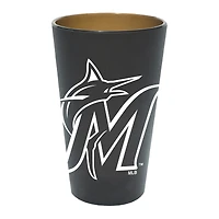 WinCraft Miami Marlins 16oz. Verre à pinte en silicone couleur équipe