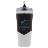 Bouteille shaker WinCraft Miami Marlins 4D Flex Ice de 770 ml