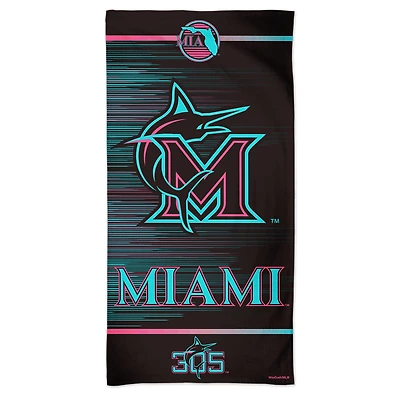 Serviette de plage WinCraft Miami Marlins 30" x 60"