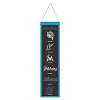 WinCraft Miami Marlins 8" x 32" Bannière Evolution