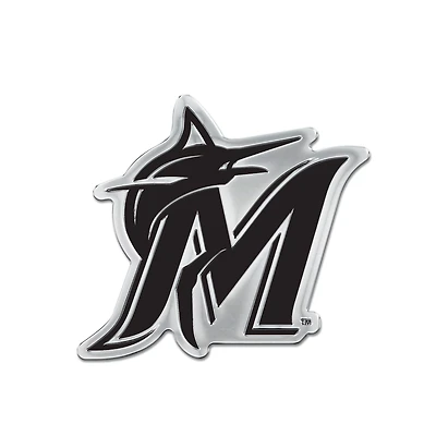 WinCraft Miami Marlins Chrome Auto Emblem