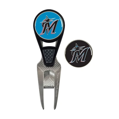 Ensemble d'outils de réparation et de marqueurs de balle WinCraft Miami Marlins CVX