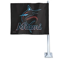 WinCraft Miami Marlins Double-Sided Team Car Flag