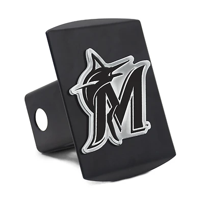 WinCraft Miami Marlins Premium Metal Chrome Logo Hitch Cover