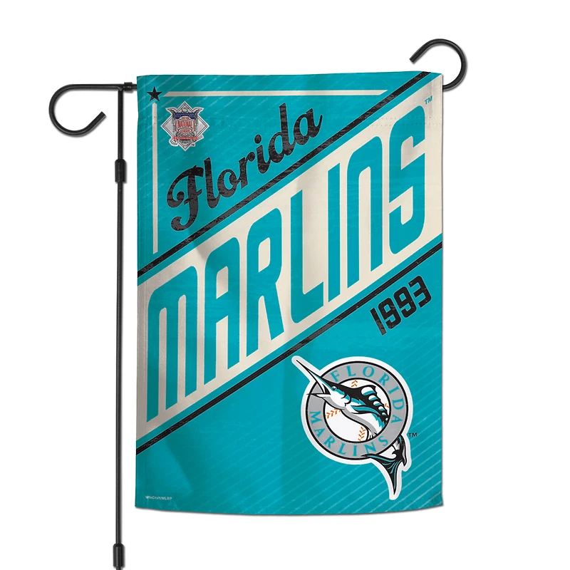 WinCraft Miami Marlins Team 2-Sided 12'' x 18'' Garden Flag