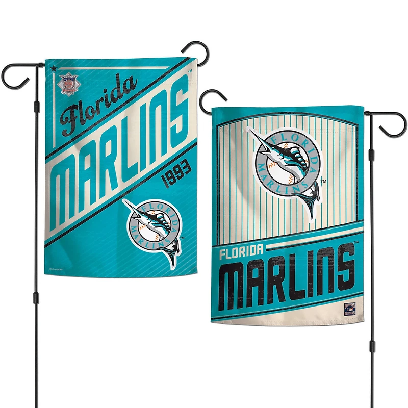Drapeau de jardin WinCraft Miami Marlins Team 12'' x 18''