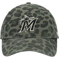Women's '47 Green Miami Marlins Bagheera Clean Up Adjustable Hat