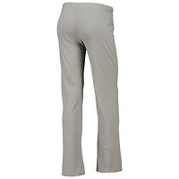 Ensemble de nuit Concepts Sport gris/noir Miami Marlins pour femme : débardeur et pantalon Meter Muscle.