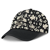 Women's Fanatics  Black Miami Marlins Blossom Adjustable Hat