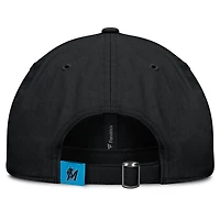 Women's Fanatics Black Miami Marlins Fly Out Adjustable Hat