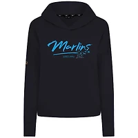 Sweat à capuche court noir Levelwear pour femme, Accolade Sweet Express