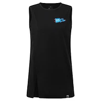 Women's Levelwear  Black Miami Marlins Influx Rafters Tank Top