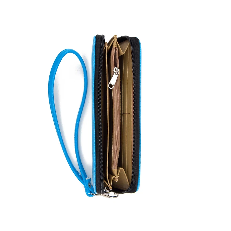 Portefeuille zippé Miami Marlins pour femme