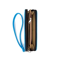 Portefeuille zippé Miami Marlins pour femme