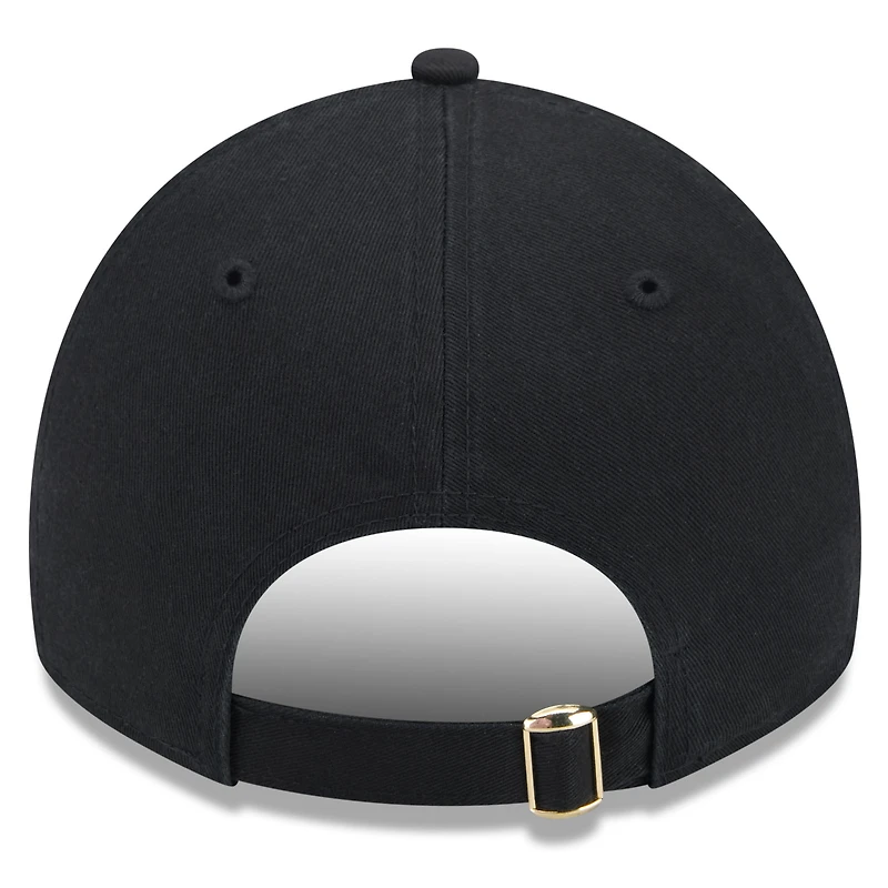 Women's New Era  Black Miami Marlins 2024 Armed Forces Day 9TWENTY Adjustable Hat