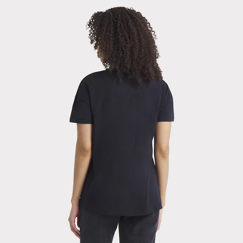 Women's Nike Black Miami Marlins 2025 City Connect Flowy Fashion Tri-Blend Dri-FIT T-Shirt