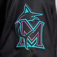 Maillot Nike City Connect noir pour femme des Miami Marlins 2025, édition limitée