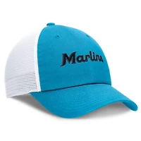 Women's Nike /White Miami Marlins Club Trucker Adjustable Hat