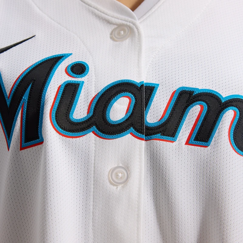 Women's Nike Sandy Alcantara White Miami Marlins Home Limited Player Jersey