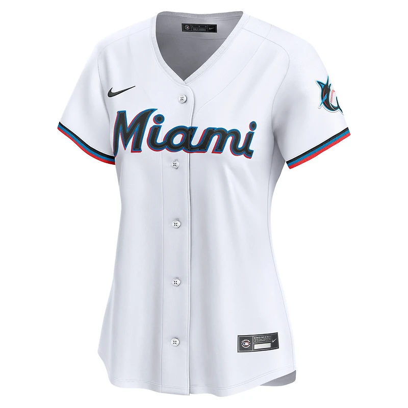 Women's Nike  White Miami Marlins Home Limited Jersey