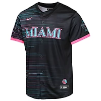 Youth Black Miami Marlins 2025 City Connect Limited Jersey