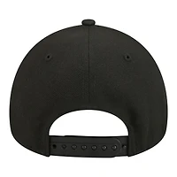 Youth New Era Black Miami Marlins 9FORTY A-Frame Adjustable Hat