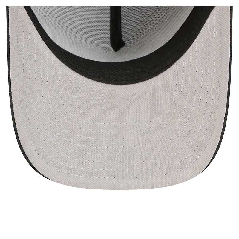 Youth New Era Black Miami Marlins 9FORTY A-Frame Adjustable Hat