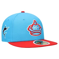 Youth New Era Blue Miami Marlins 2021 City Connect 59FIFTY Fitted Hat