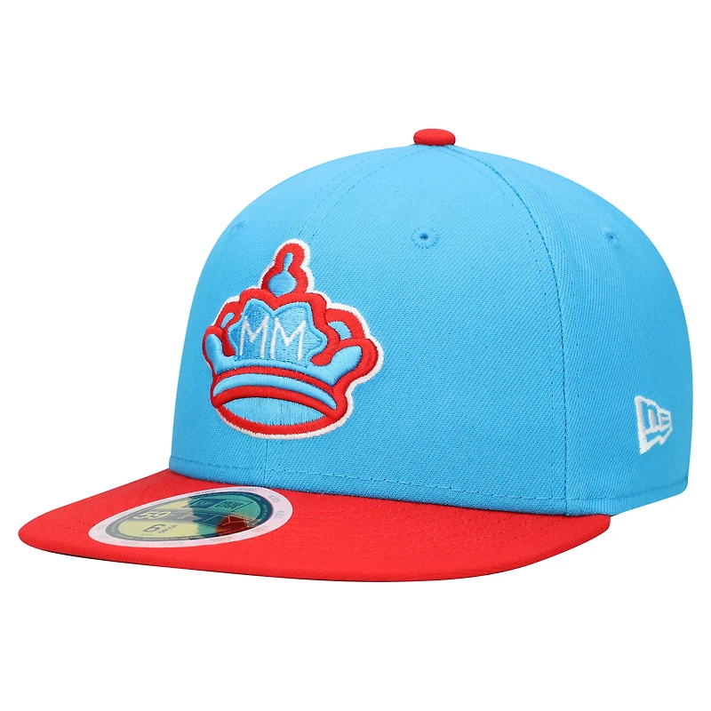 Youth New Era Blue Miami Marlins 2021 City Connect 59FIFTY Fitted Hat