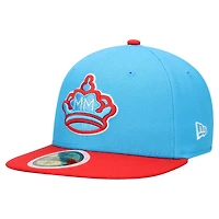 Youth New Era Blue Miami Marlins 2021 City Connect 59FIFTY Fitted Hat