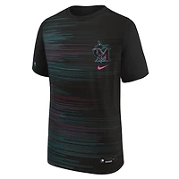 T-shirt Nike noir pour jeune des Miami Marlins 2025 City Connect Authentic Collection Legend