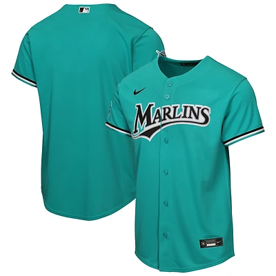 Maillot alternatif Nike bleu sarcelle des Miami Marlins pour jeunes