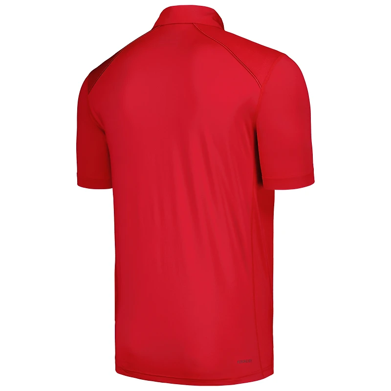 Polo adidas rouge Miami University RedHawks Classic AEROREADY pour hommes