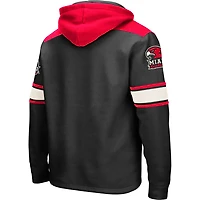 Sweat à capuche lacets Colosseum noir Miami University RedHawks 2.0 pour hommes