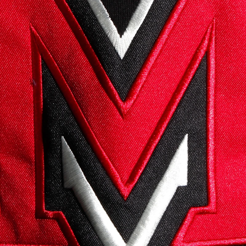 Sweat à capuche lacets Colosseum noir Miami University RedHawks 2.0 pour hommes