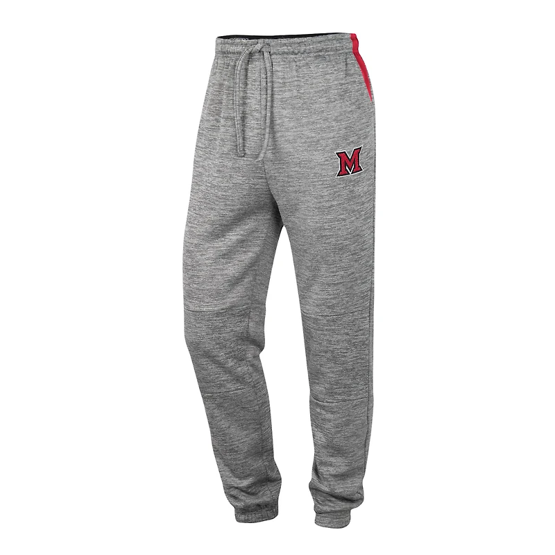 Colosseum Grey Miami University RedHawks Pantalon de survêtement pour homme Worlds to Conquer