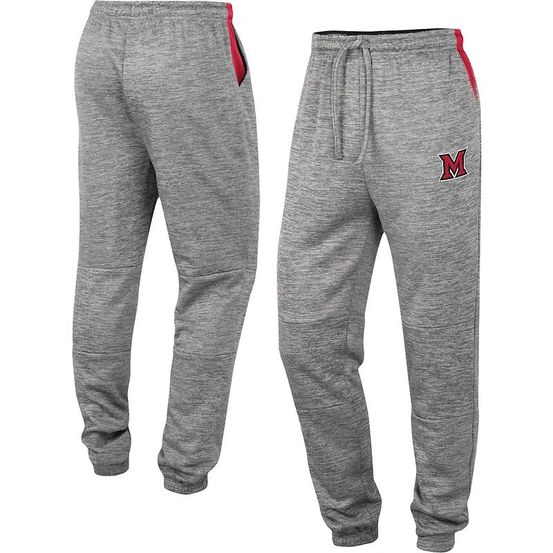 Colosseum Grey Miami University RedHawks Pantalon de survêtement pour homme Worlds to Conquer