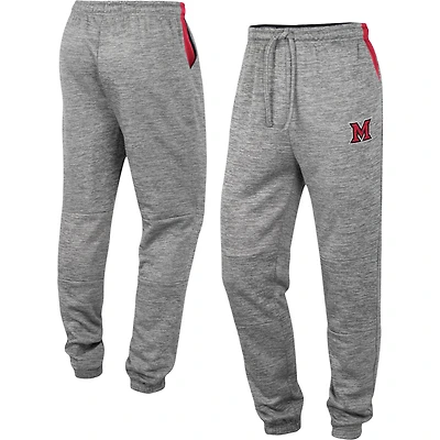 Colosseum Grey Miami University RedHawks Pantalon de survêtement pour homme Worlds to Conquer