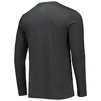 Ensemble de nuit pour homme Concepts Sport rouge/anthracite chiné, haut à manches longues et pantalon l'équipe RedHawks l'Université Miami